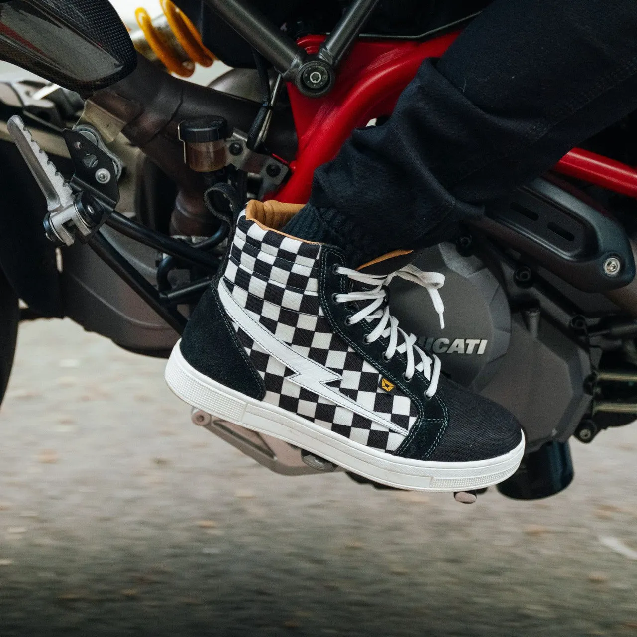 Cortech Limited Edition Men’s Check Slayer Riding Shoes