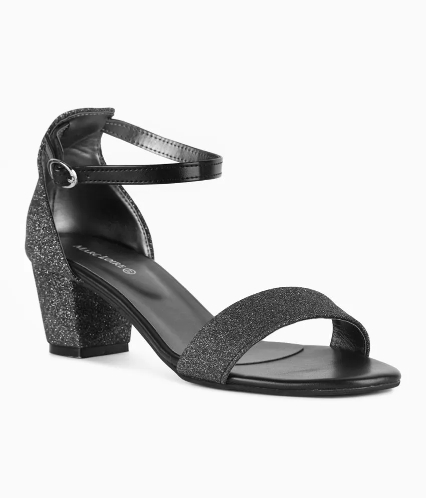 Shimmer Block Heels