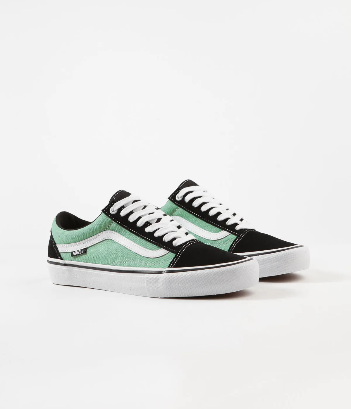 Vans Old Skool Pro Shoes - Black / Jade